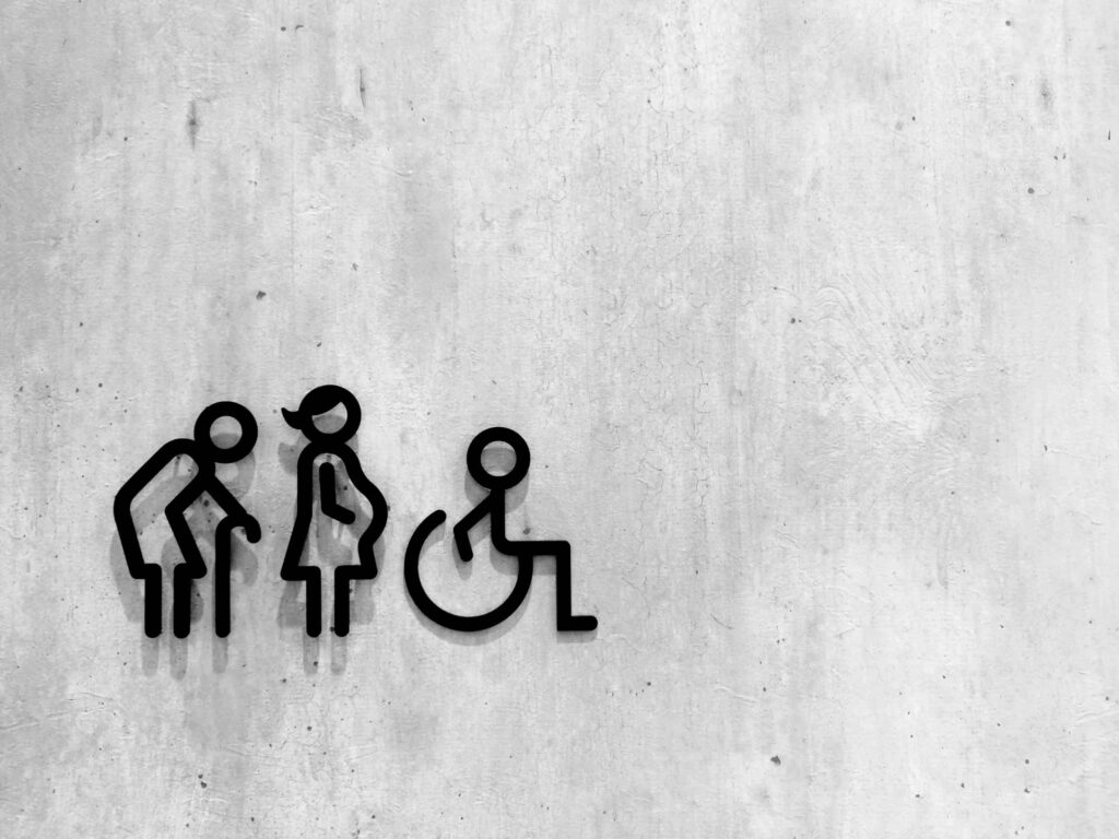Accesibilidad universal representada en iconos
