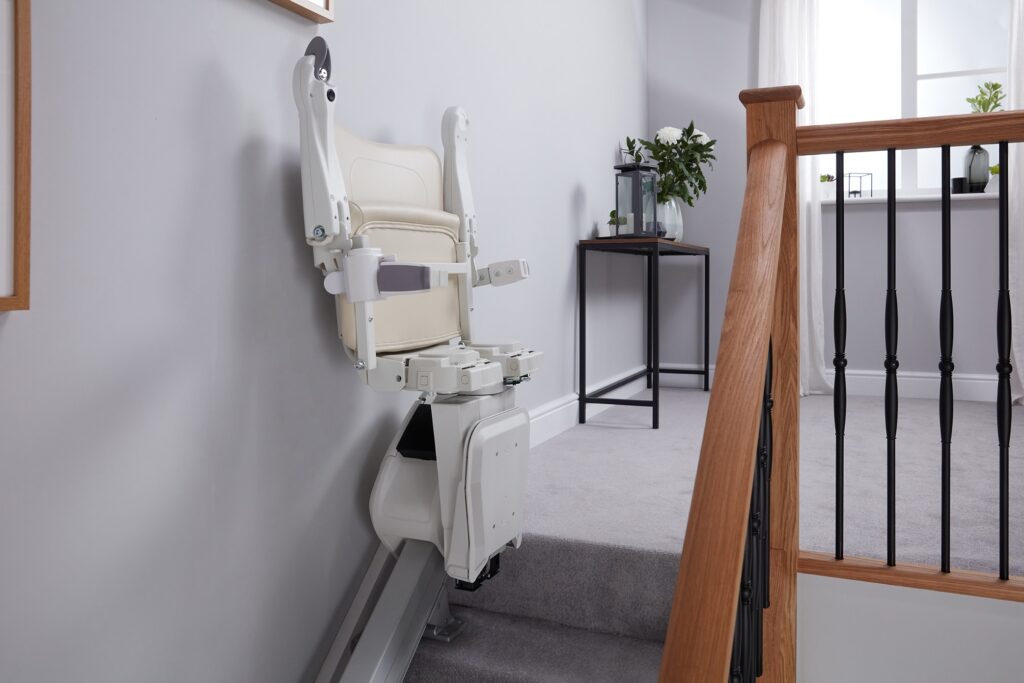 Espacio mínimo para instalar una silla salvaescaleras